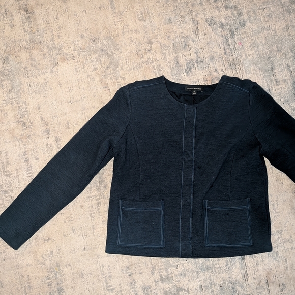 Banana Republic Dark Blue Blazer - Picture 3 of 6